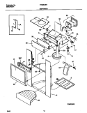 DISPENSER Diagram and Parts List for FRS26ZSHB4  Frigidaire Refrigerator