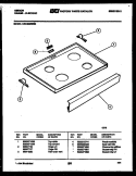 COOKTOP PARTS Diagram and Parts List for CEC4M6WXC  Gibson Range