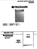 COVER Diagram and Parts List for FWS235RFS3  Frigidaire Washer