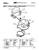 POWER Diagram and Parts List for CDH40E2  Frigidaire Dehumidifier