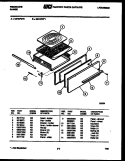 BROILER DRAWER PARTS Diagram and Parts List for G31BFW1  Frigidaire Range