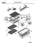 Part Location Diagram of 5303272527 Frigidaire PAN-CRISPER