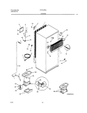 SYSTEM Diagram and Parts List for FRT21PRHB7  Frigidaire Refrigerator