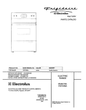 COVER Diagram and Parts List for FEF336ASE  Frigidaire Range