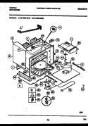 BODY PARTS Diagram and Parts List for 76-4960-23-08  Tappan Microwave Oven Combo