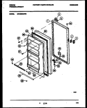 Part Location Diagram of 21640200 Frigidaire HANDLE-DOOR