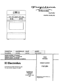 COVER Diagram and Parts List for FGFL88ACB  Frigidaire Range