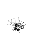 MOTOR Diagram and Parts List for DE661JDH1  Frigidaire Dryer