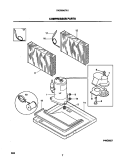 Part Location Diagram of 5304414117 Frigidaire COMPRESSOR