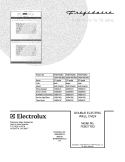 COVER Diagram and Parts List for FEB27T6DSC  Frigidaire Wall Oven