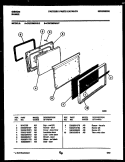 DOOR PARTS Diagram and Parts List for CGC3M2WXE  Gibson Range