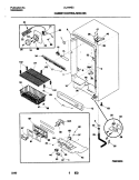 SYSTEM Diagram and Parts List for UL2494ECW0  Frigidaire Freezer