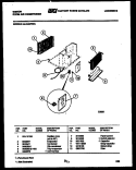 ELECTRICAL PARTS Diagram and Parts List for AL05A2RWA  Gibson Air Conditioner