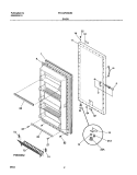 Part Location Diagram of 5304507207 Frigidaire Door Gasket