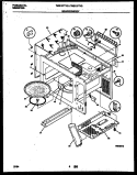 WRAPPER AND BODY PARTS Diagram and Parts List for TMS137T1B  Tappan Microwave
