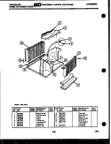 UNIT PARTS Diagram and Parts List for A05LE2E3  Frigidaire Air Conditioner