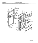 Part Location Diagram of 5303917486 Frigidaire PANEL-Refrigerator DOOR