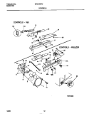 CONTROLS Diagram and Parts List for MRS24WRCD2  Frigidaire Refrigerator