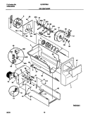 ICE CONTAINER Diagram and Parts List for GLRSF266JW0  Frigidaire Refrigerator