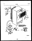 SYSTEM AND AUTOMATIC DEFROST PARTS Diagram and Parts List for RT19F3DX3A  Gibson Refrigerator