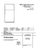 COVER Diagram and Parts List for GLHT186TAQ4  Frigidaire Refrigerator