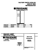 COVER Diagram and Parts List for FRS22ZRGD0  Frigidaire Refrigerator
