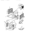 CONTROL PARTS Diagram and Parts List for AC079J7B1  Frigidaire Air Conditioner