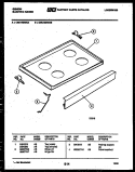COOKTOP PARTS Diagram and Parts List for CEC1M2WXB  Gibson Range