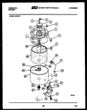 TUB DETAIL Diagram and Parts List for WCISFW0  Frigidaire Washer