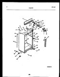 CABINET PARTS Diagram and Parts List for RT21F7WX3D  Gibson Refrigerator