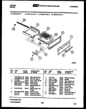 BROILER DRAWER PARTS Diagram and Parts List for 30-2118-00-02  Tappan Range