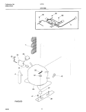 SYSTEM Diagram and Parts List for CF181  Frigidaire Freezer