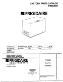 COVER Diagram and Parts List for MFC25M4GW2  Uni Freezer