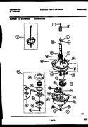 TRANSMISSION PARTS Diagram and Parts List for AW700KD2  Kelvinator Washer