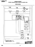 WIRING DIAGRAM Diagram and Parts List for MEF352BGWD  Frigidaire Range