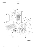 SYSTEM Diagram and Parts List for FRS20ZSHB1  Frigidaire Refrigerator