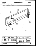 BACKGUARD Diagram and Parts List for G30NW7  Frigidaire Range