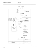 WIRING SCHEMATIC Diagram and Parts List for FRS6L7EFS0  Frigidaire Refrigerator