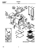 BODY Diagram and Parts List for TGF362BBBH  Tappan Range