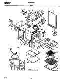 BODY Diagram and Parts List for WGF357CBSC  Frigidaire Range