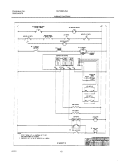 WIRING DIAGRAM Diagram and Parts List for FEF366CJSA  Frigidaire Range