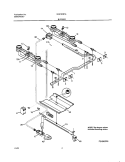 BURNER Diagram and Parts List for MGF303PGWJ  Uni Range
