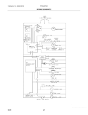 WIRING SCHEMATIC Diagram and Parts List for FRS23KF6EM1  Frigidaire Refrigerator