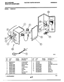 CONTROL PARTS Diagram and Parts List for 18HA181A  Frigidaire Air Conditioner