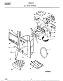 ICE & WATER DISPENSER Diagram and Parts List for FRS22WPCD2  Frigidaire Refrigerator