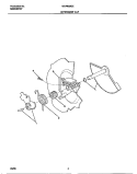 DETERGENT CUP Diagram and Parts List for WDP632GER0  Frigidaire Dishwasher