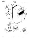 SYSTEM Diagram and Parts List for MRT15CNCD4  Frigidaire Refrigerator