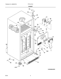 CABINET Diagram and Parts List for FRT21H7ASB5  Frigidaire Refrigerator