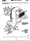 SYSTEM AND AUTOMATIC DEFROST PARTS Diagram and Parts List for GTL175WV1  Uni Refrigerator