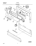 Part Location Diagram of 316133509 Frigidaire TRIM-SPLASHER, BISQUE, LOWER